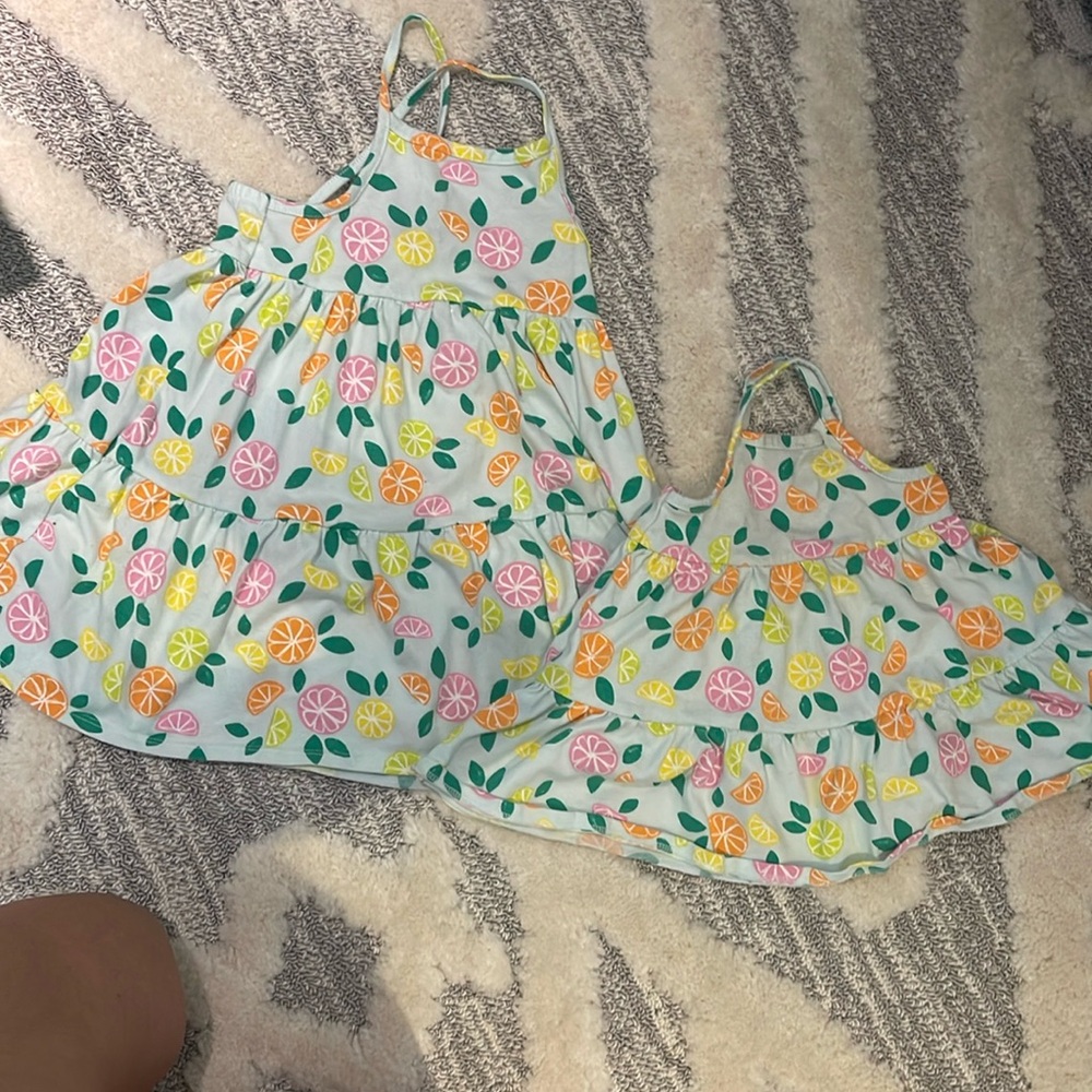 Matching sisters dresses 4T and 2T